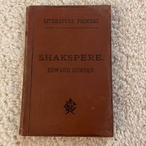Antique Literature Primers Shakspere (Shakespeare)